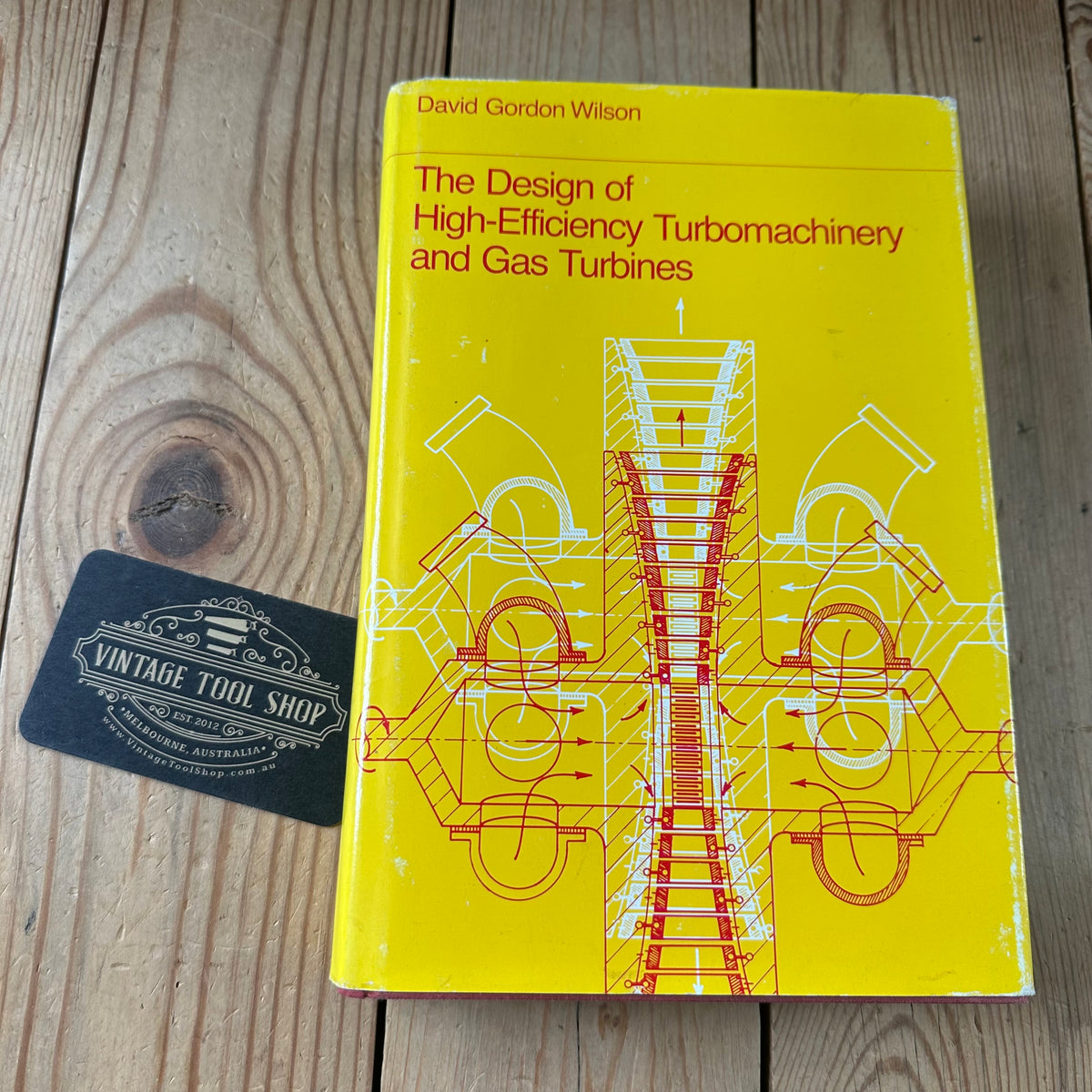 XBN214 Vintage BOOK The DESIGN of HIGH-EFFICIENCY TURBOMACHINERY and GAS TURBINES by D.G.Wilson