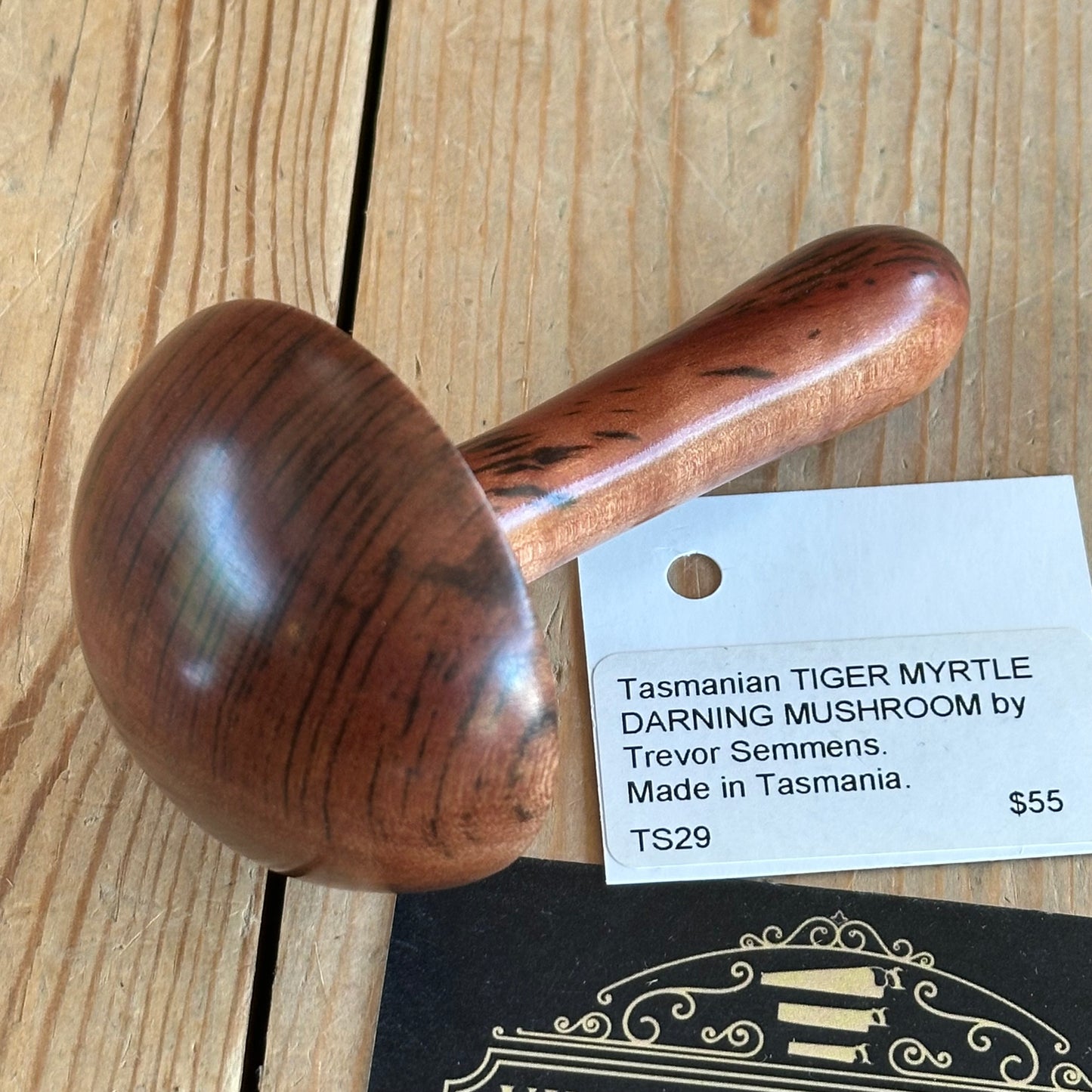 TS24-TS33 Australian made NEW! Tiger Myrtle DARNING MUSHROOM mending tool