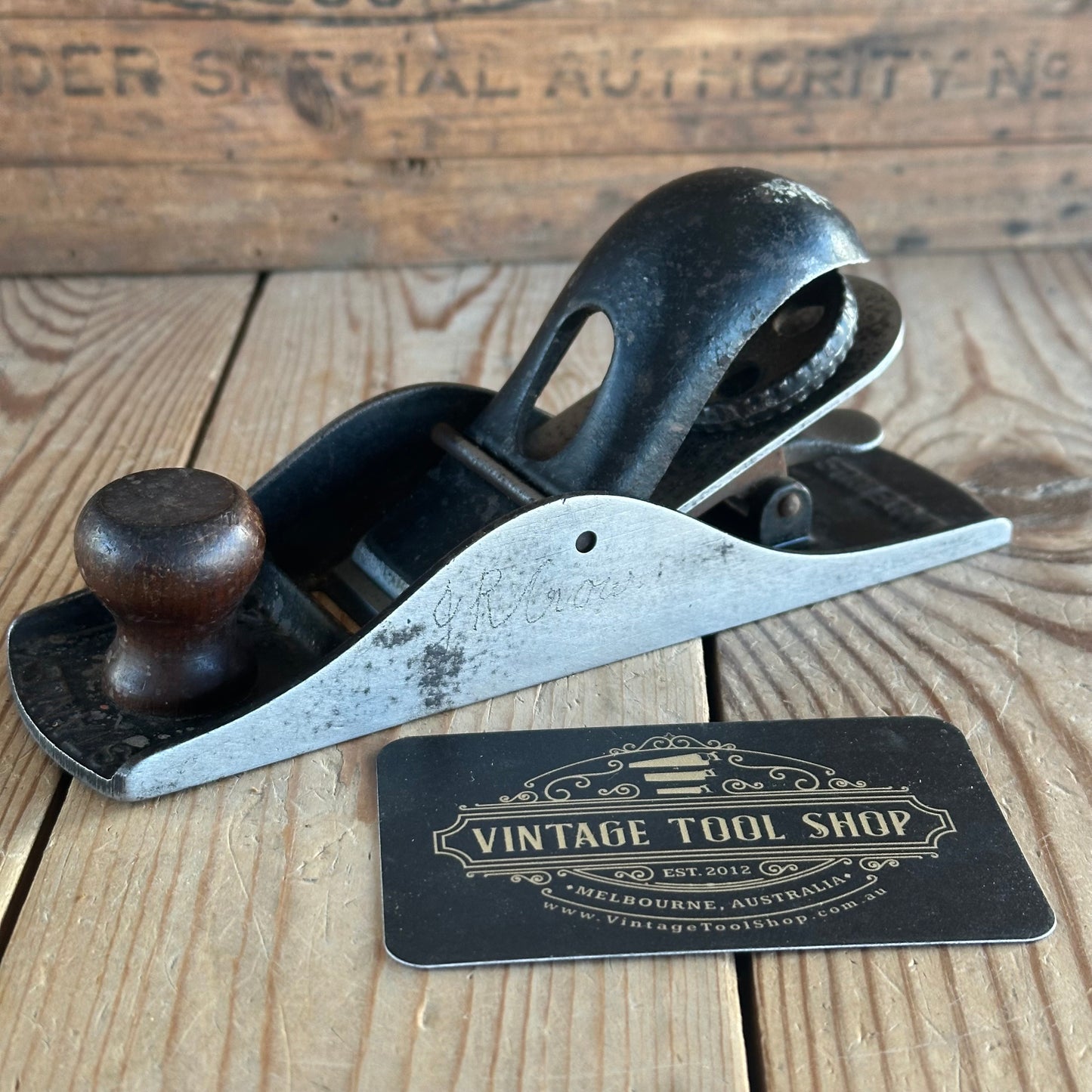 H2354 Vintage STANLEY USA No.120 BLOCK PLANE