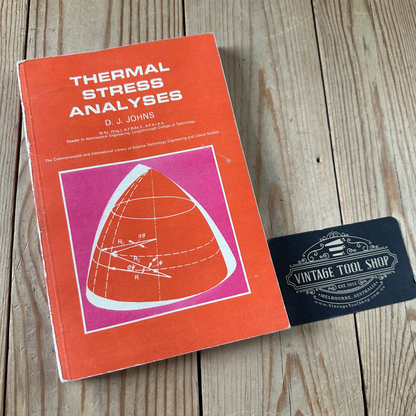XBN155 Vintage BOOK THERMAL STRESS ANALYSIS by D.J.Johns