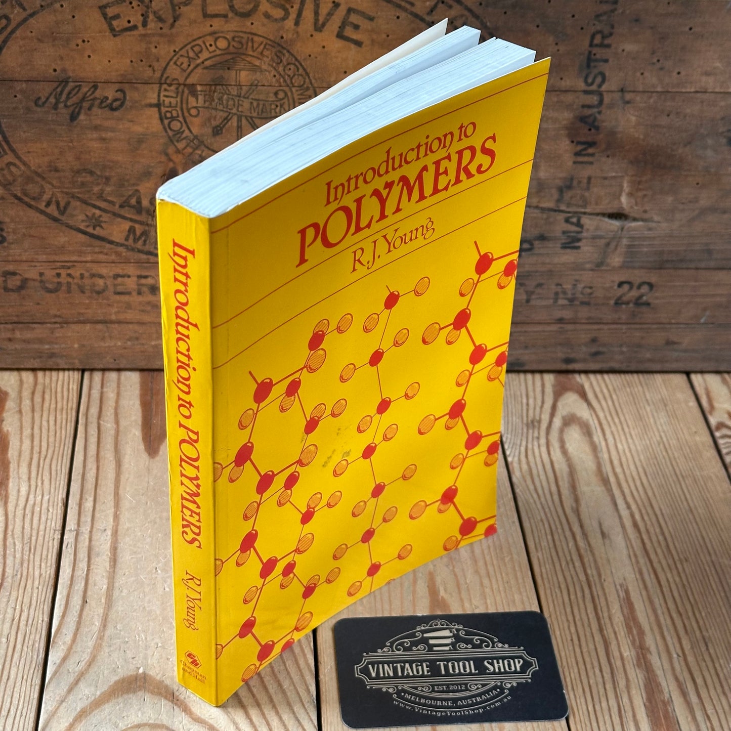 XBN95 Vintage BOOK INTRODUCTION to POLYMERS by R.J.Young
