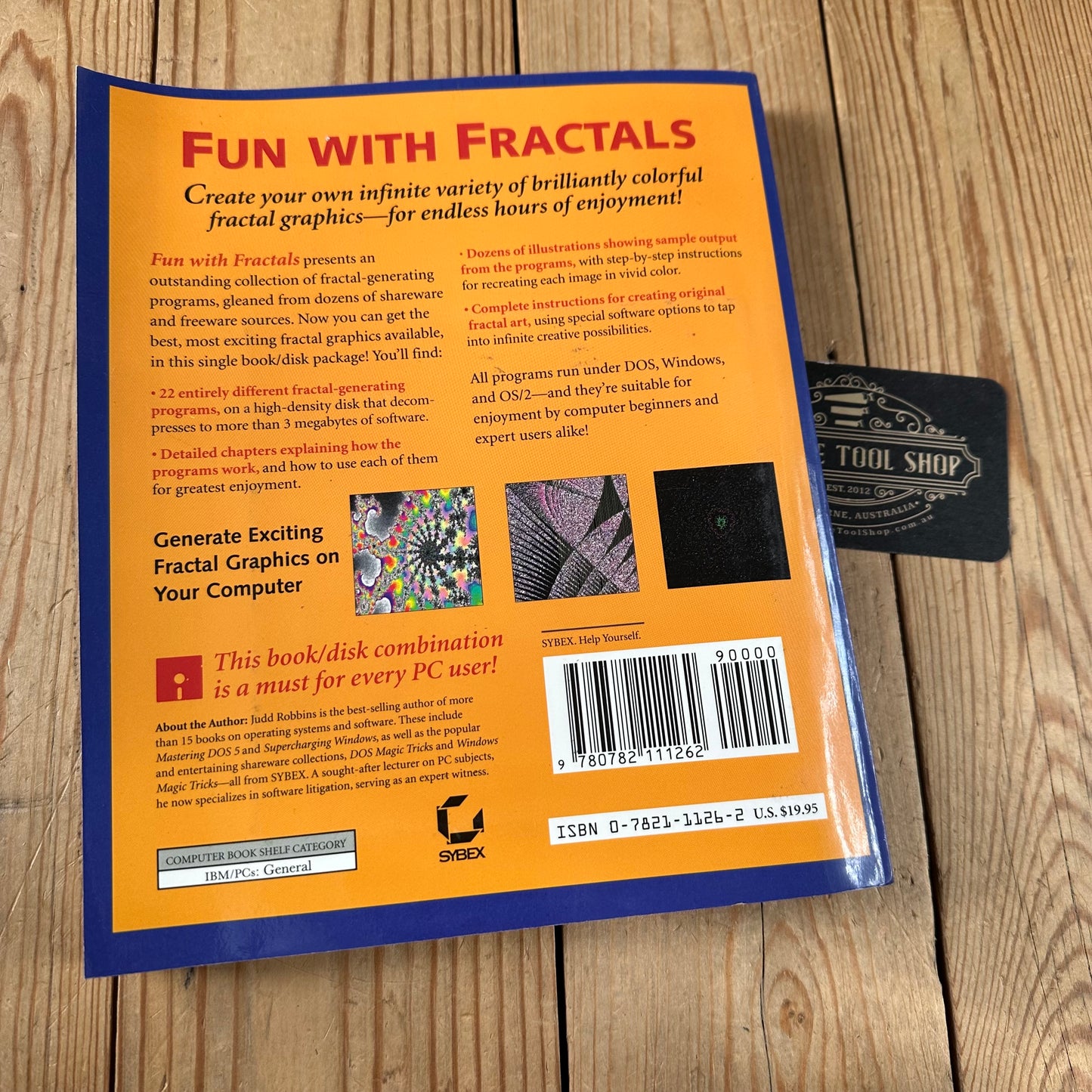 XBN104 Vintage 1993 FUN WITH FRACTALS BOOK by Judd Robbins