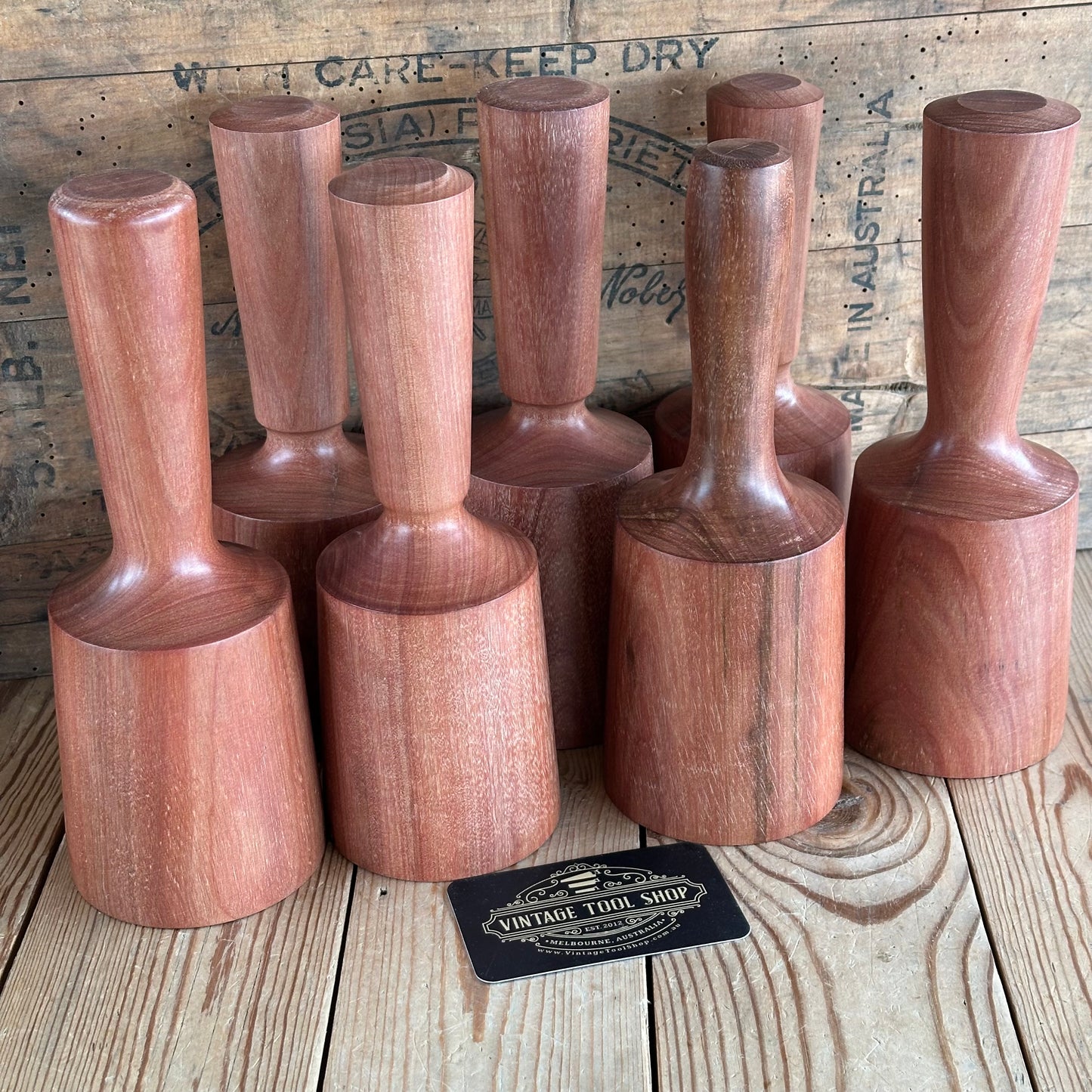 TR184-TR188 NEW! 1x Large QLD Yanderra hardwood carvers MALLET by Tony Ralph