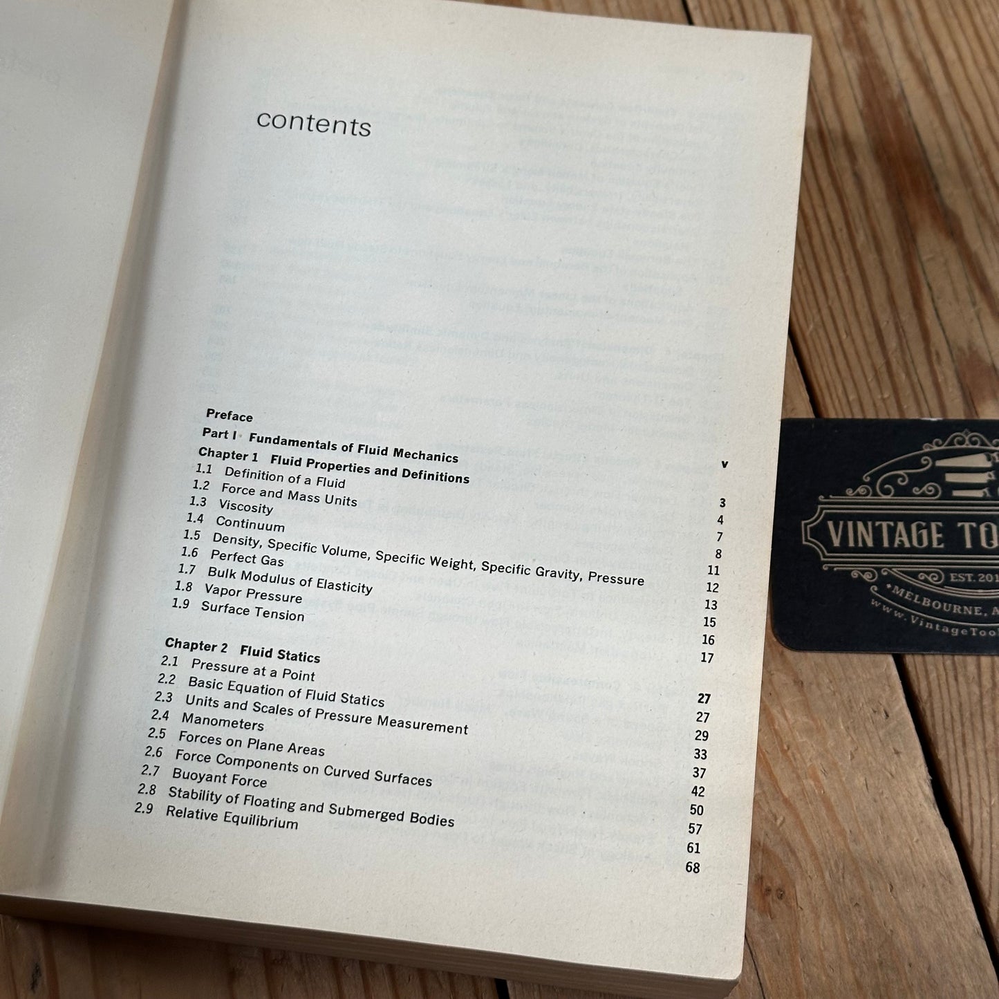 XBN21 Vintage BOOK FLUID MECHANICS by V.L.Streeter