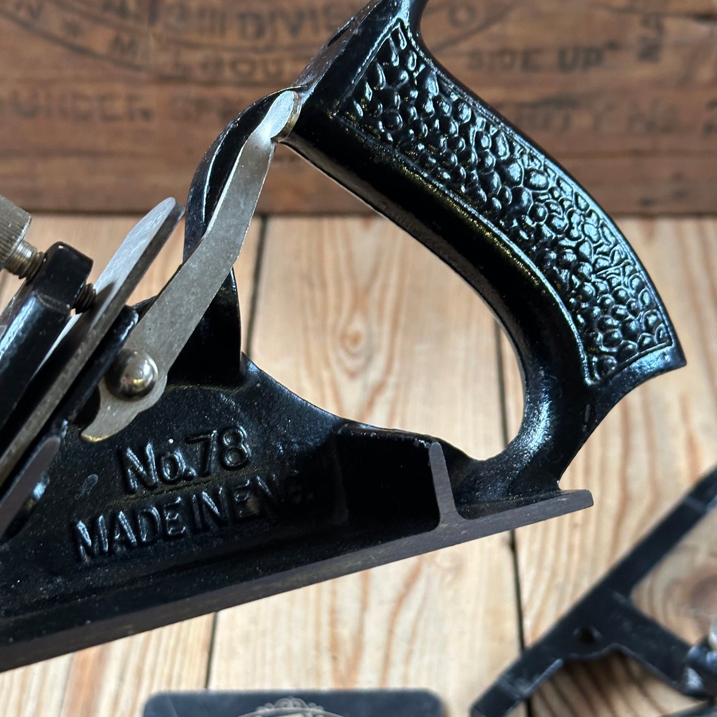 H2408 Vintage STANLEY England No.78 Duplex REBATE Rabbet PLANE IOB