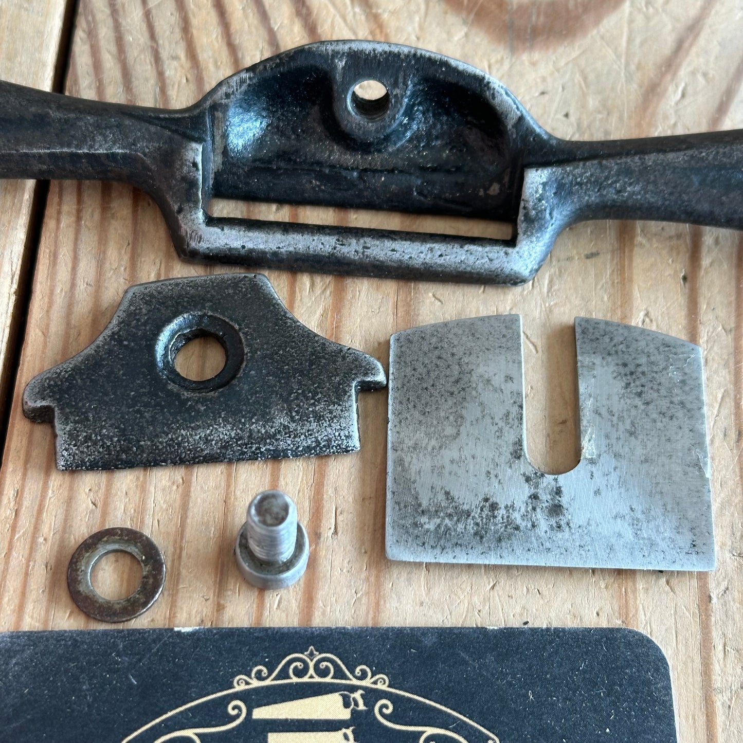 H1795 Vintage Scarce WOODSTOCK Gregsteel Australian Made SPOKESHAVE