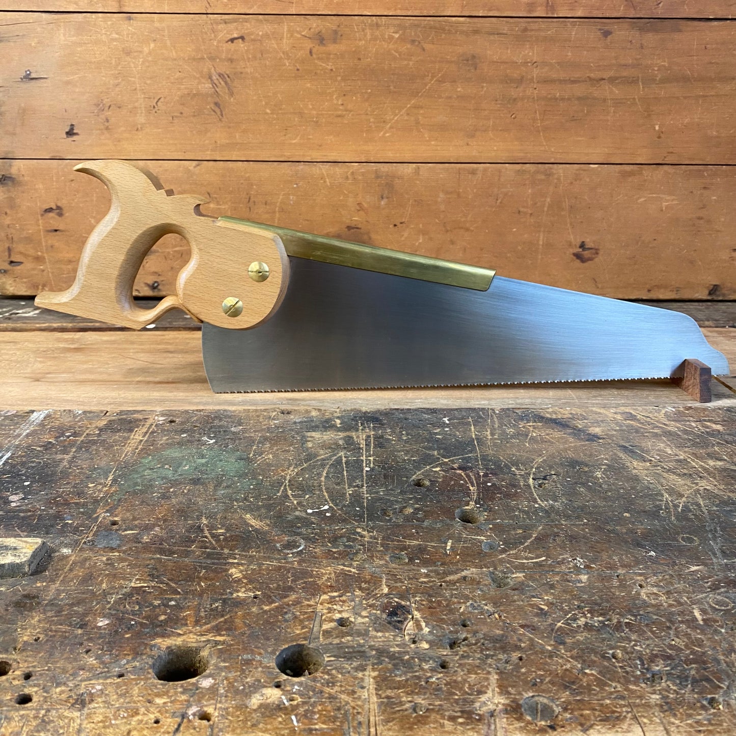 VHS24 HERITAGE SAWS Melbourne 16” HAMPTON 11ppi XCUT Half Back SAW with ENGLISH BEECH handle