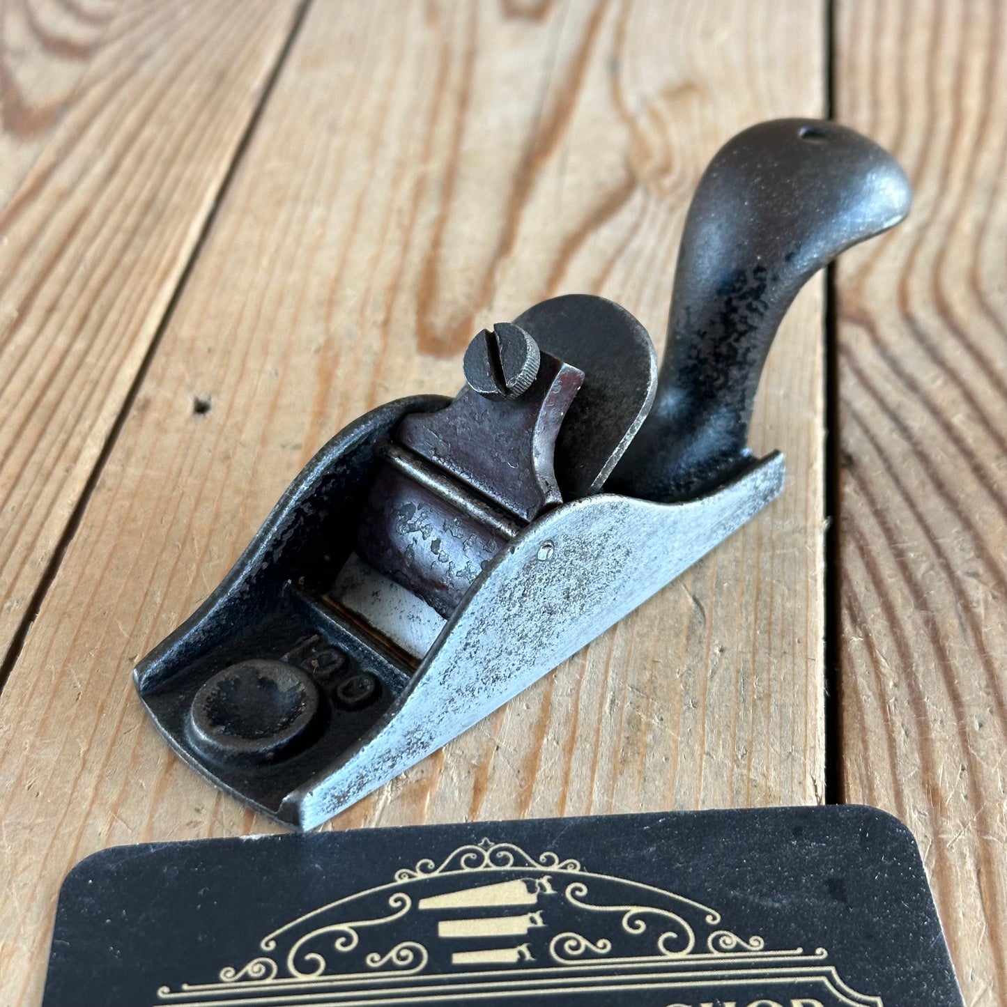 D1588 Vintage STANLEY No.100 “Squirrel tail” Block PLANE