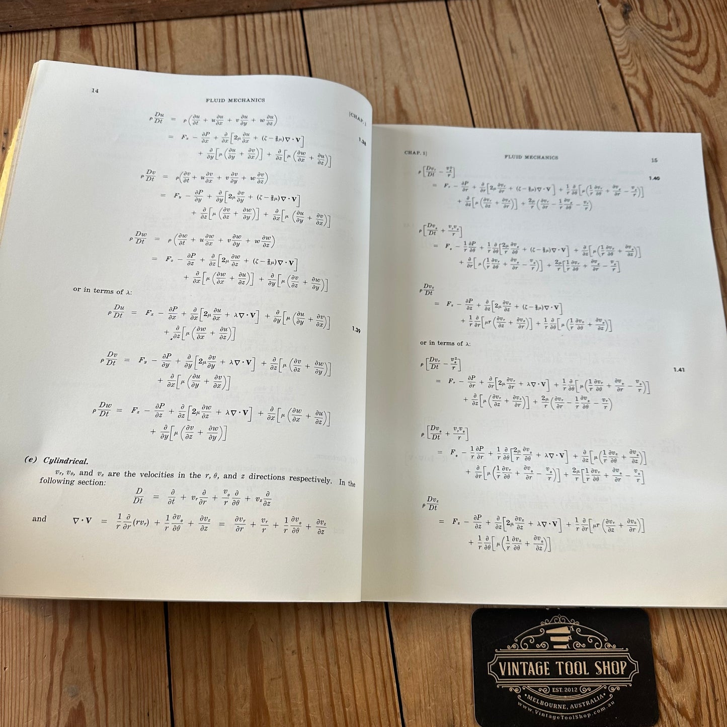 XBN130 Vintage 1964 BOOK Basic Equations of ENGINEERING SCIENCE by W.F.Hughes and E.W.Gaylord