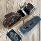 N718 GORGEOUS! Antique GUNMETAL SCOTTISH Style infill SMOOTHING plane