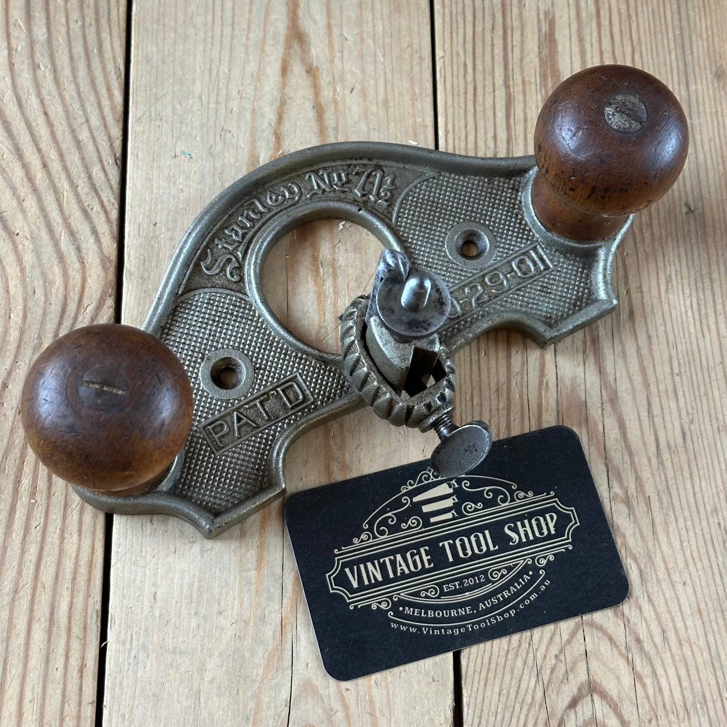 N1841 Vintage STANLEY USA No.71 & 1/2 Router PLANE