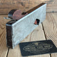 N1923 Antique SPIERS Scotland 3/4” 19mm wide Iron & MAHOGANY INFILL Shoulder PLANE