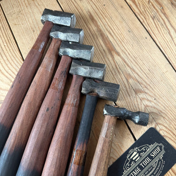 JMB Blacksmith made SMALL HAND FORGED 1045 steel DOG HEAD HAMMERS. Made by Jacob Marcus BONESAW