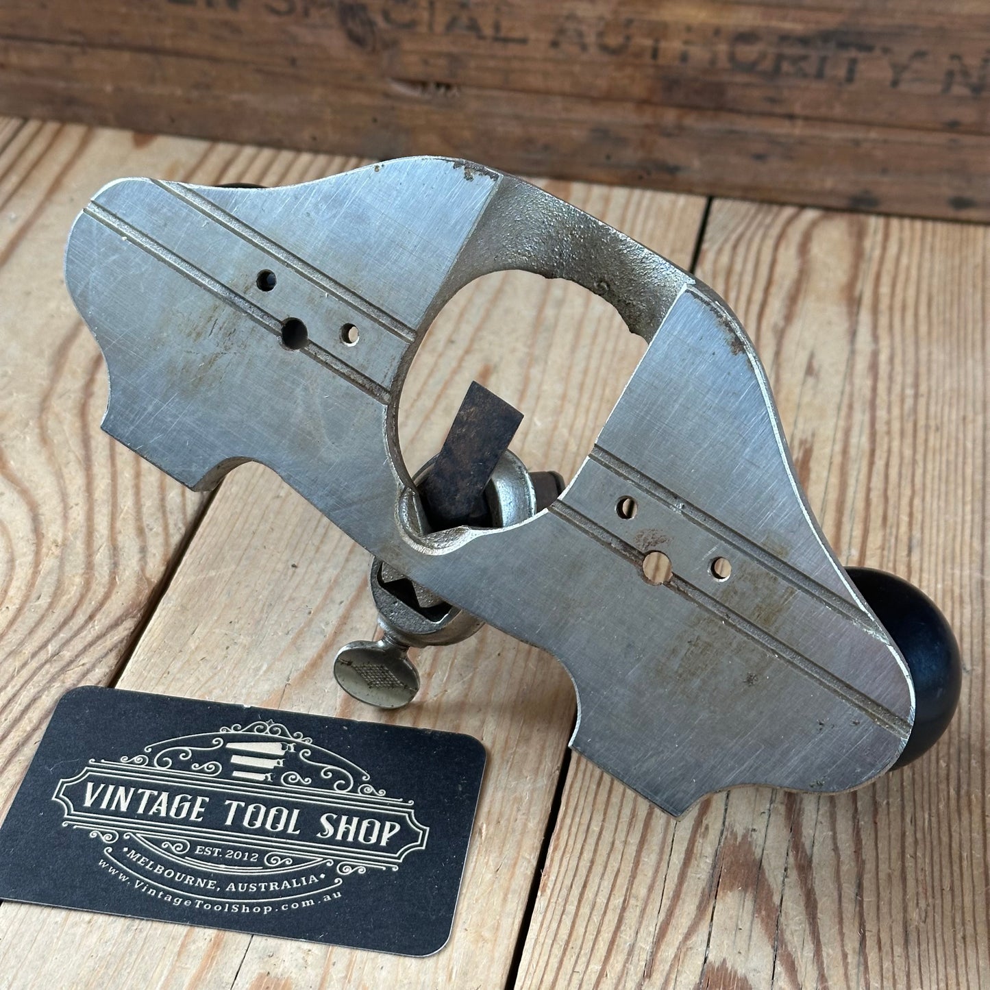 H2556 Vintage STANLEY England No.71 Router PLANE AS IS condition