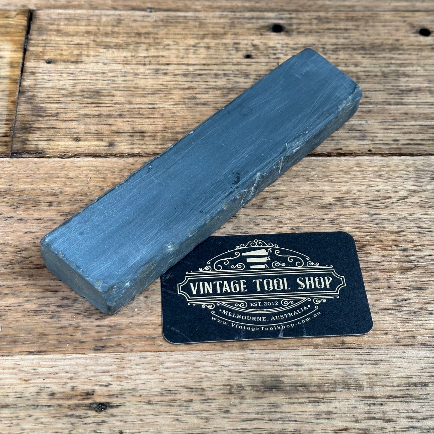 A386 Vintage SCOTTISH Blue Water of Ayr Razor BARBER HONE sharpening stone waterstone
