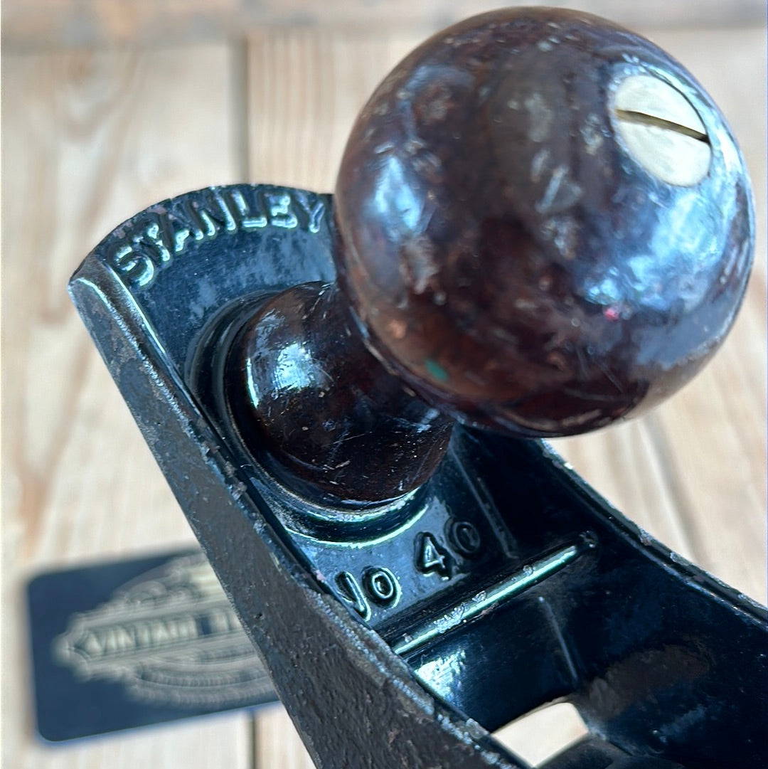 SOLD H776 Vintage STANLEY USA 1950-62 No.40 scrub PLANE