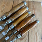 T10076 Vintage set of 5 x TITAN AUSTRALIA No:101 Registered Firmer CHISELS