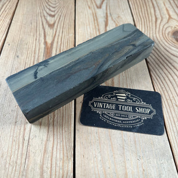 A383 RARE! Vintage German SCHWEDENSTEIN Thuringian SLATE Razor BARBER HONE sharpening stone waterstone