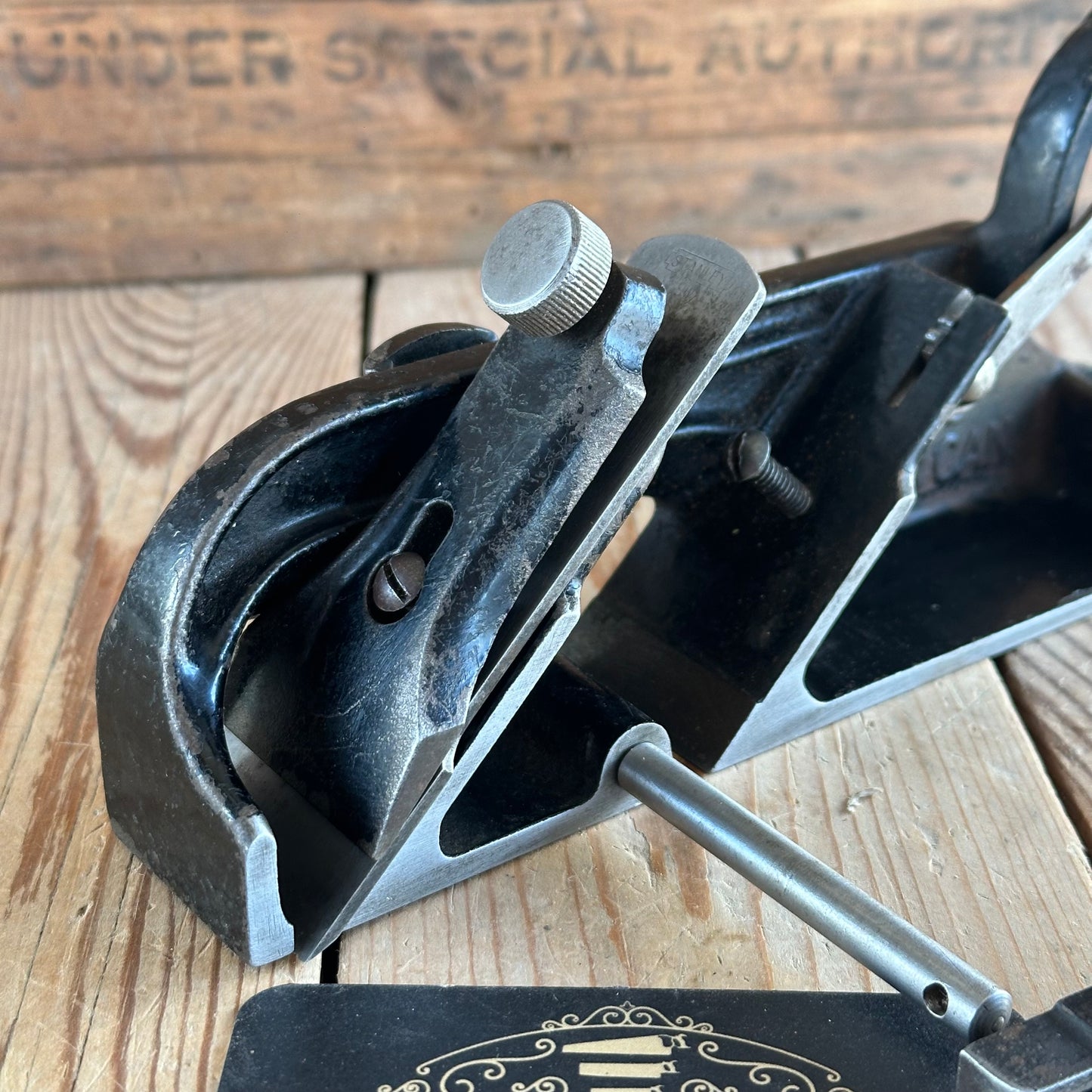 N606 Vintage STANLEY Canada SWEETHEART No.78 Duplex RABBET rebate plane