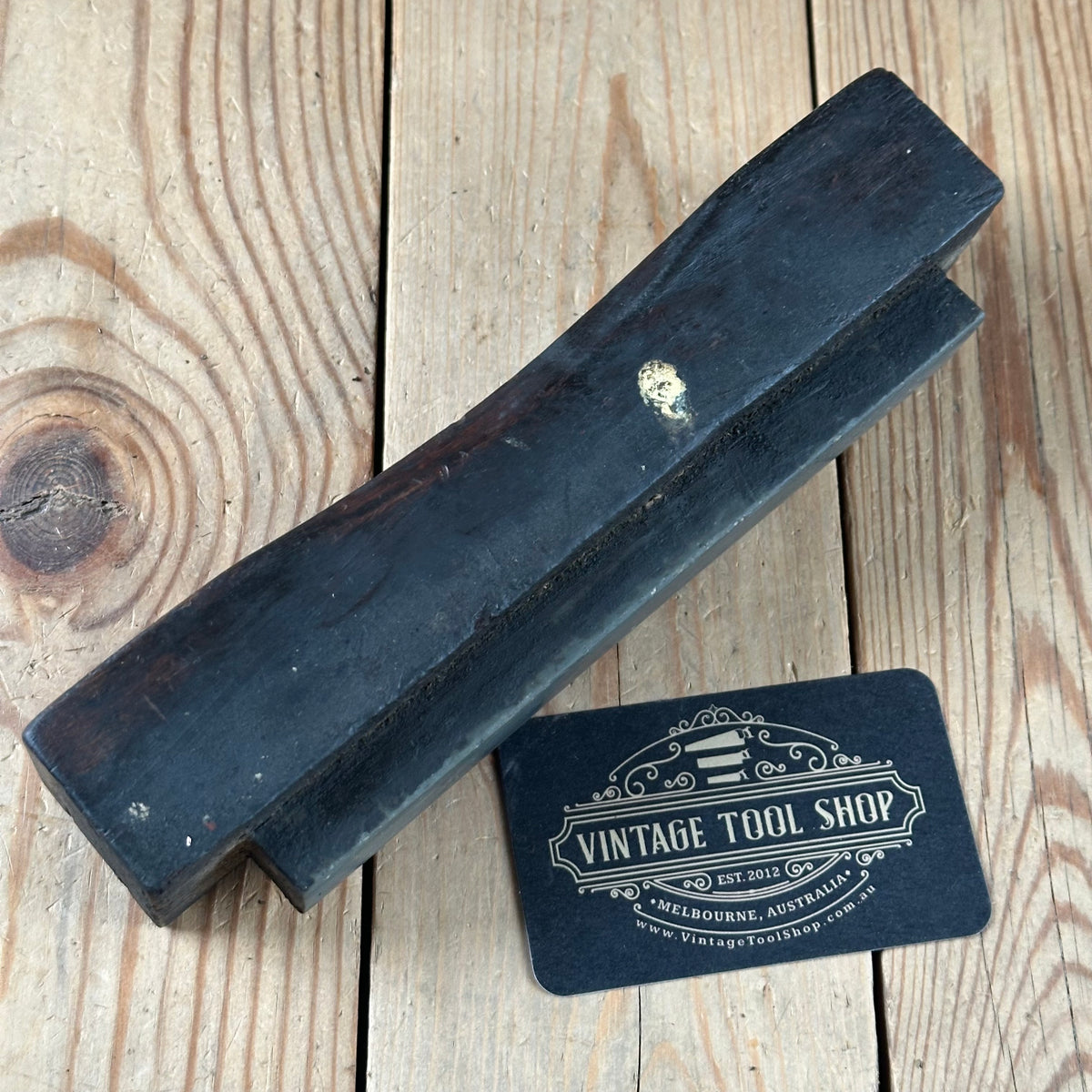 A400 CUTE! Vintage Welsh LLYN IDWAL SHARPENING STONE Mounted Natural Stone