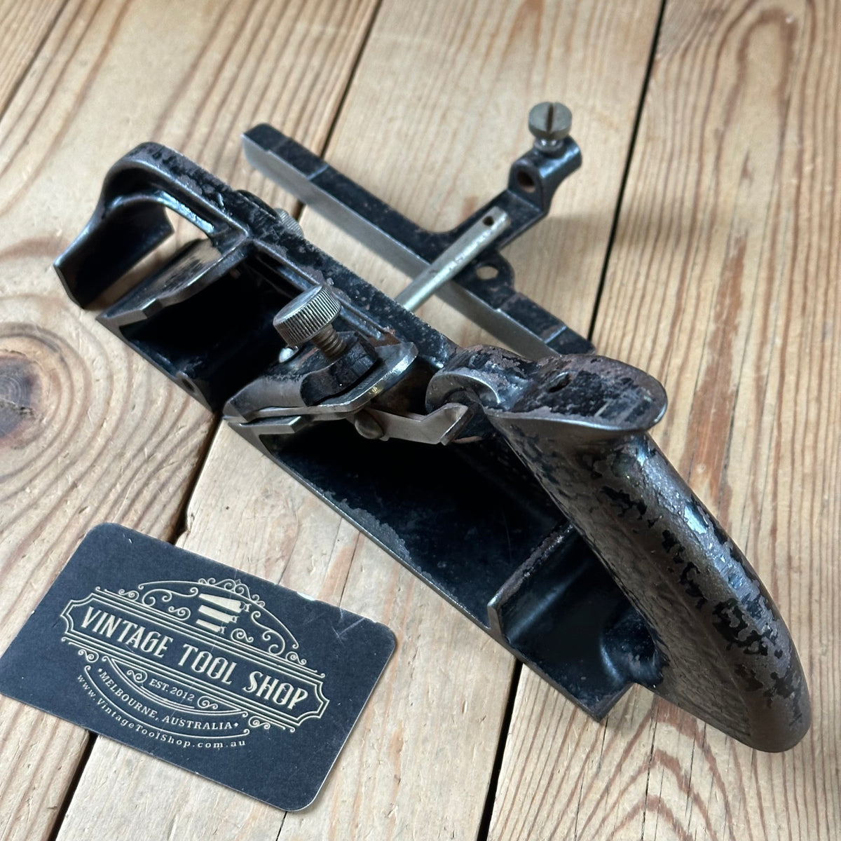 H2584 Vintage STANLEY England No.78 Duplex RABBET rebate plane