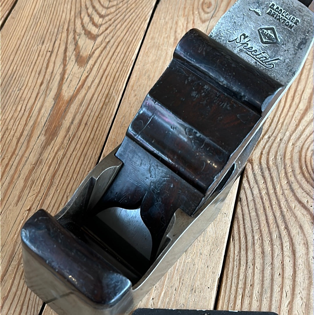 SOLD N644 GORGEOUS! Antique FANCY CAST infill SMOOTHING plane