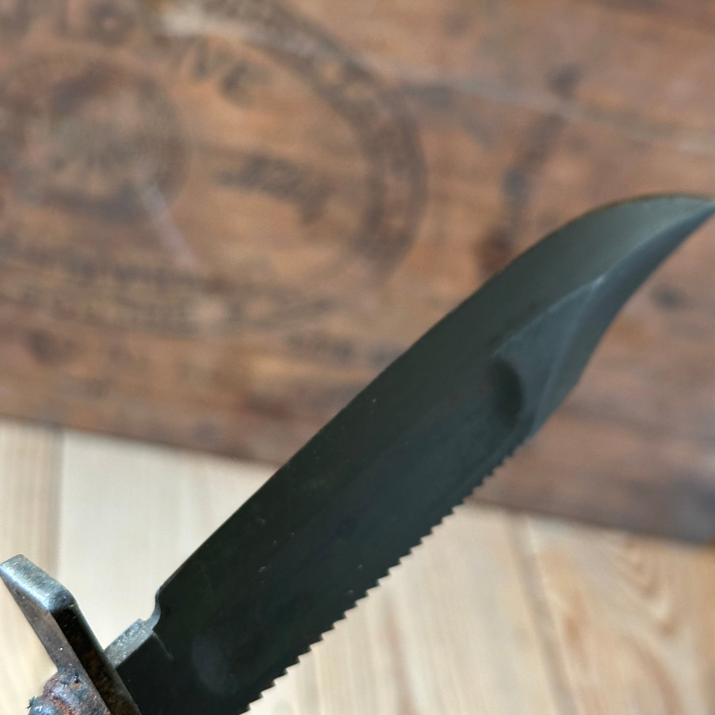 K34 ARMY! Vintage CAMILLUS ONTARIO USA pattern PILOTS KNIFE