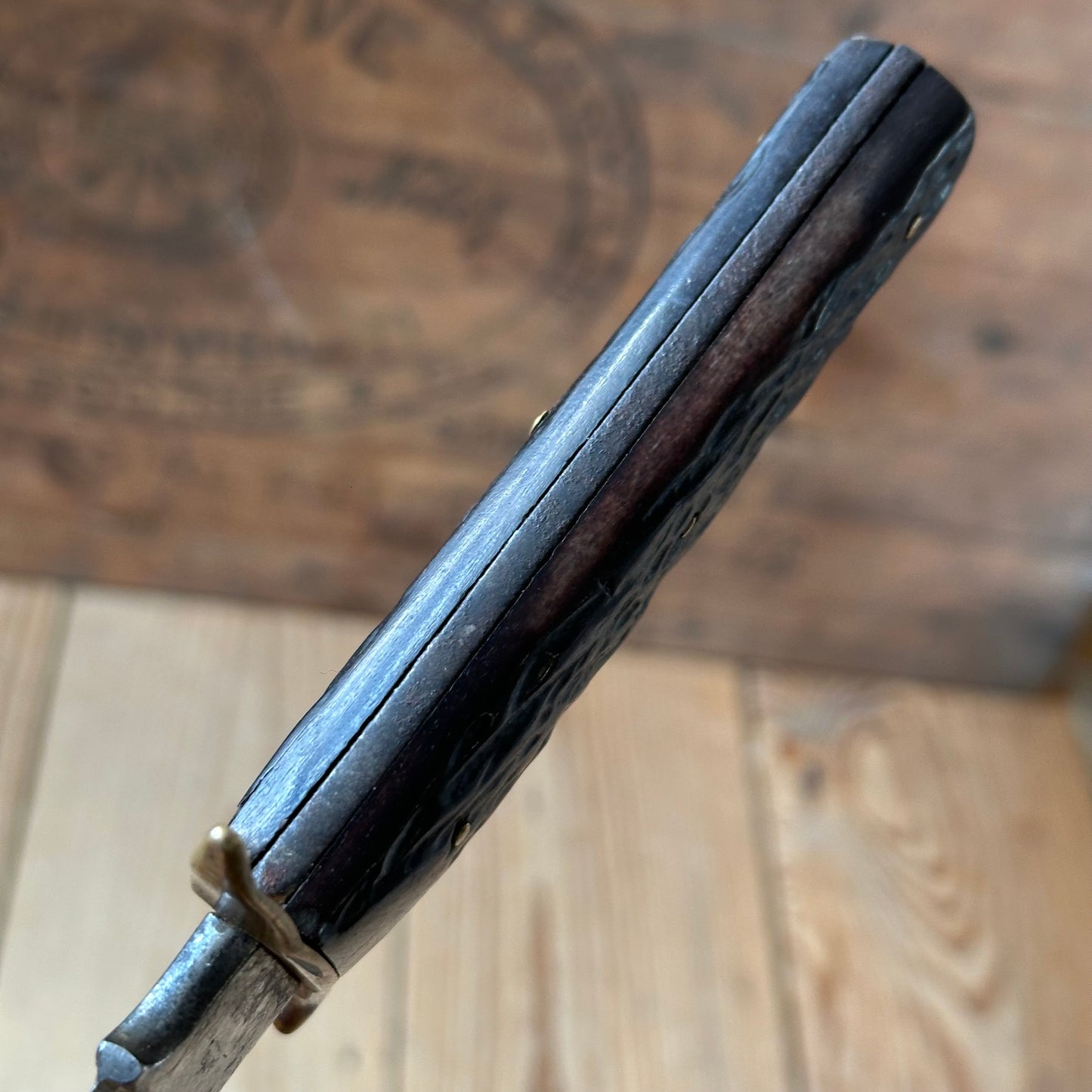 K60 Vintage Original German BOWIE KNIFE in leather sheath