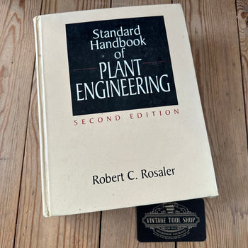 XBN116 Vintage 1994 BOOK STANDARD HANDBOOK of PLANT ENGINEERING 2nd edition by R.C.Rosaler