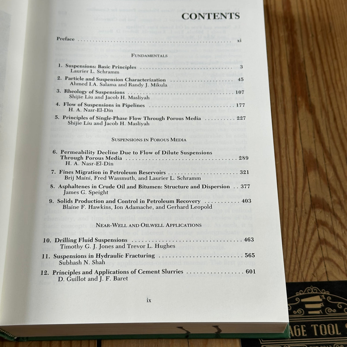 N2017 Vintage BOOK SUSPENSIONS: Fundamentals and Applications in the PETROLEUM INDUSTRY by L.L.Schramm