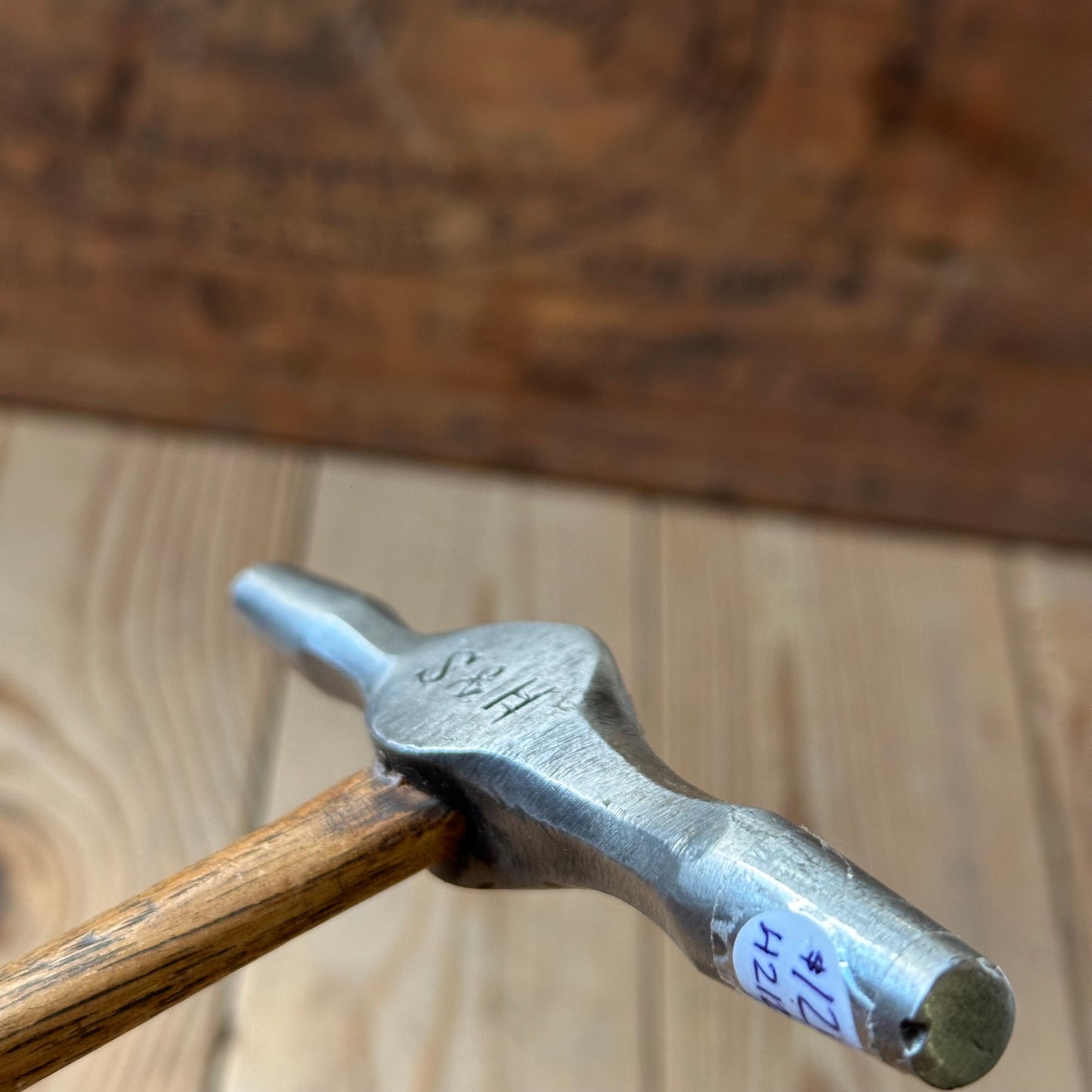 H2123 Nice! Vintage METALWORK Double Face HAMMER jewellers tool