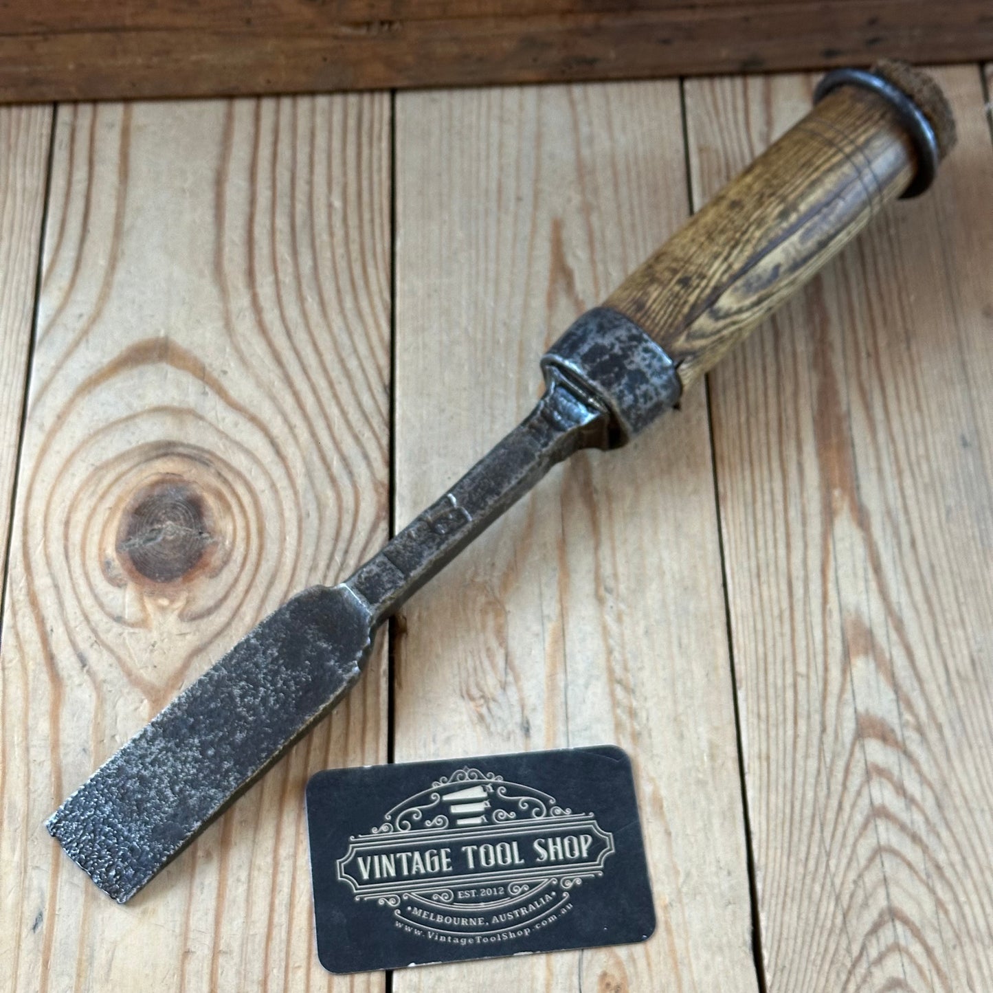 D1881 ANCIENT! Large antique 30mm EUROPEAN Carving CHISEL