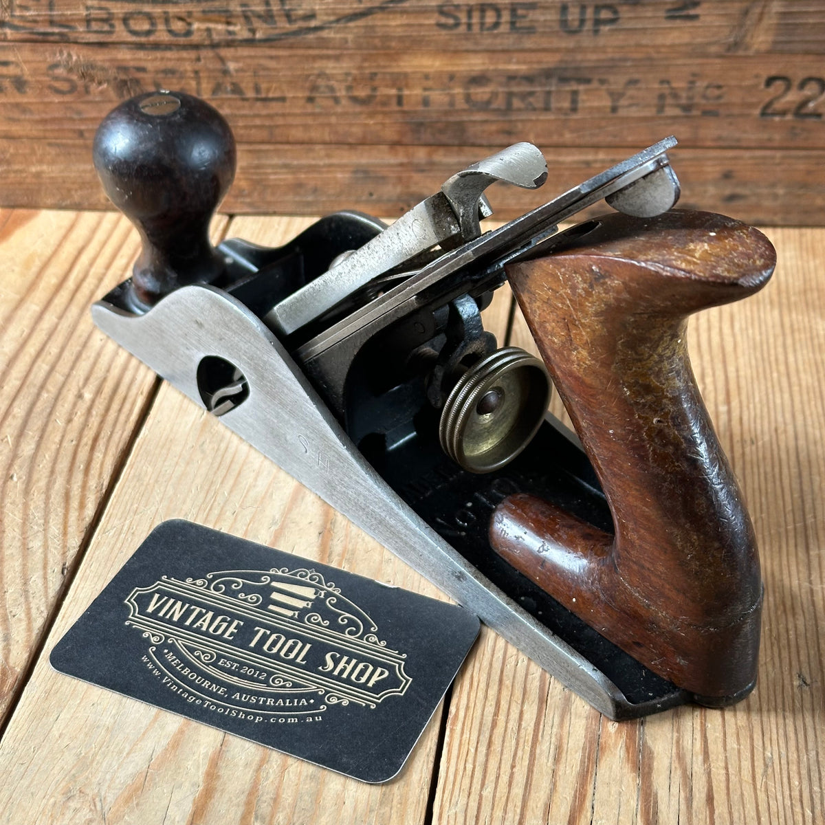 H2577 Vintage STANLEY USA No.10 & 1/2 Jack Rabbet Rebate PLANE