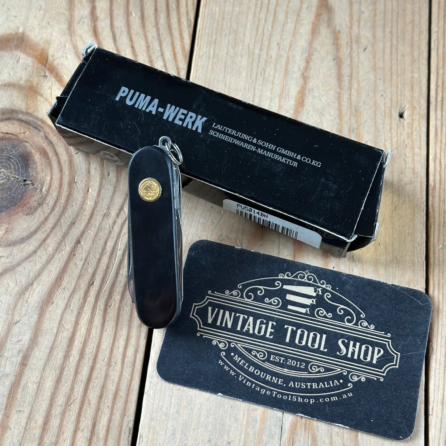 K55 SWEET! Vintage PUMA MINI folding KNIFE IOB