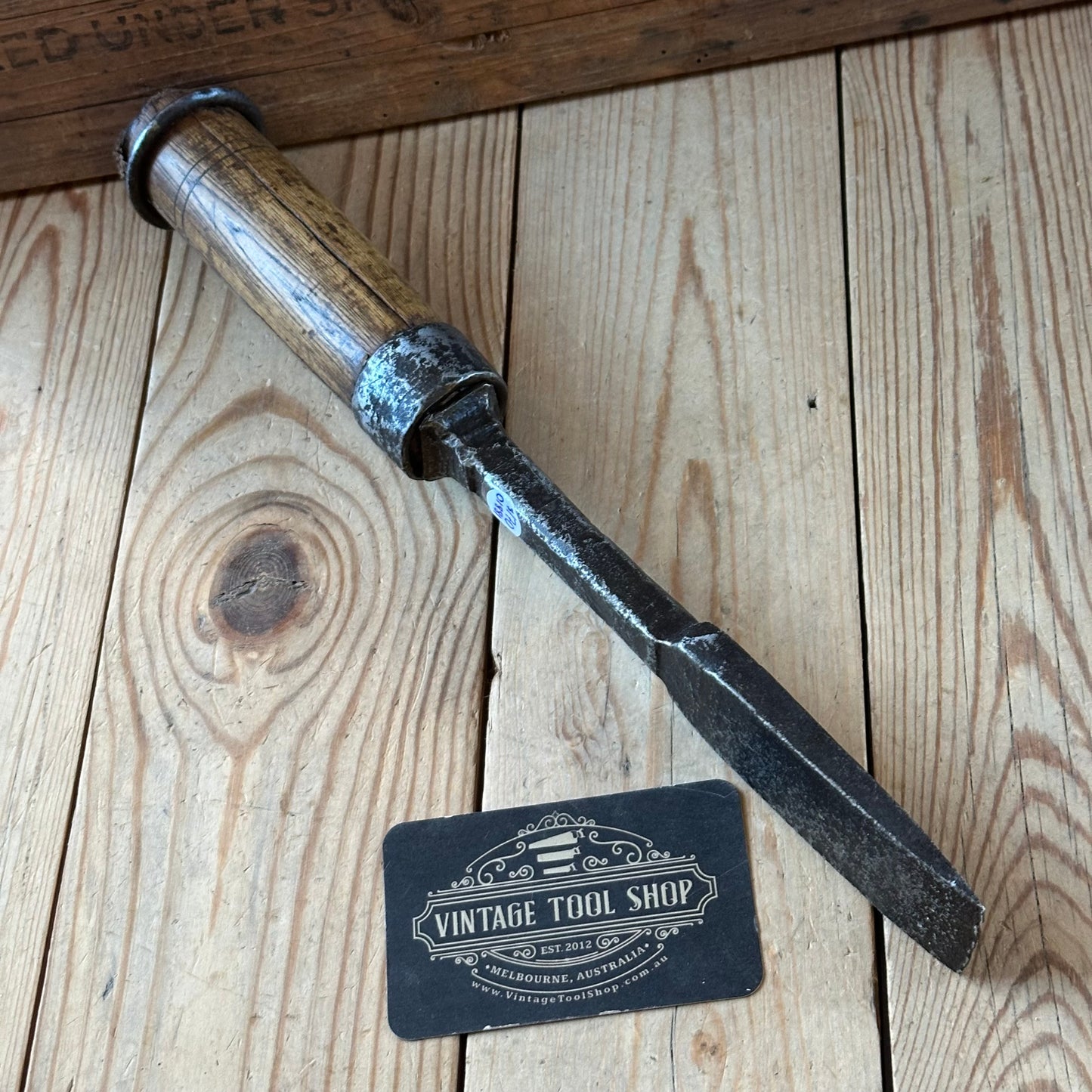 D1881 ANCIENT! Large antique 30mm EUROPEAN Carving CHISEL