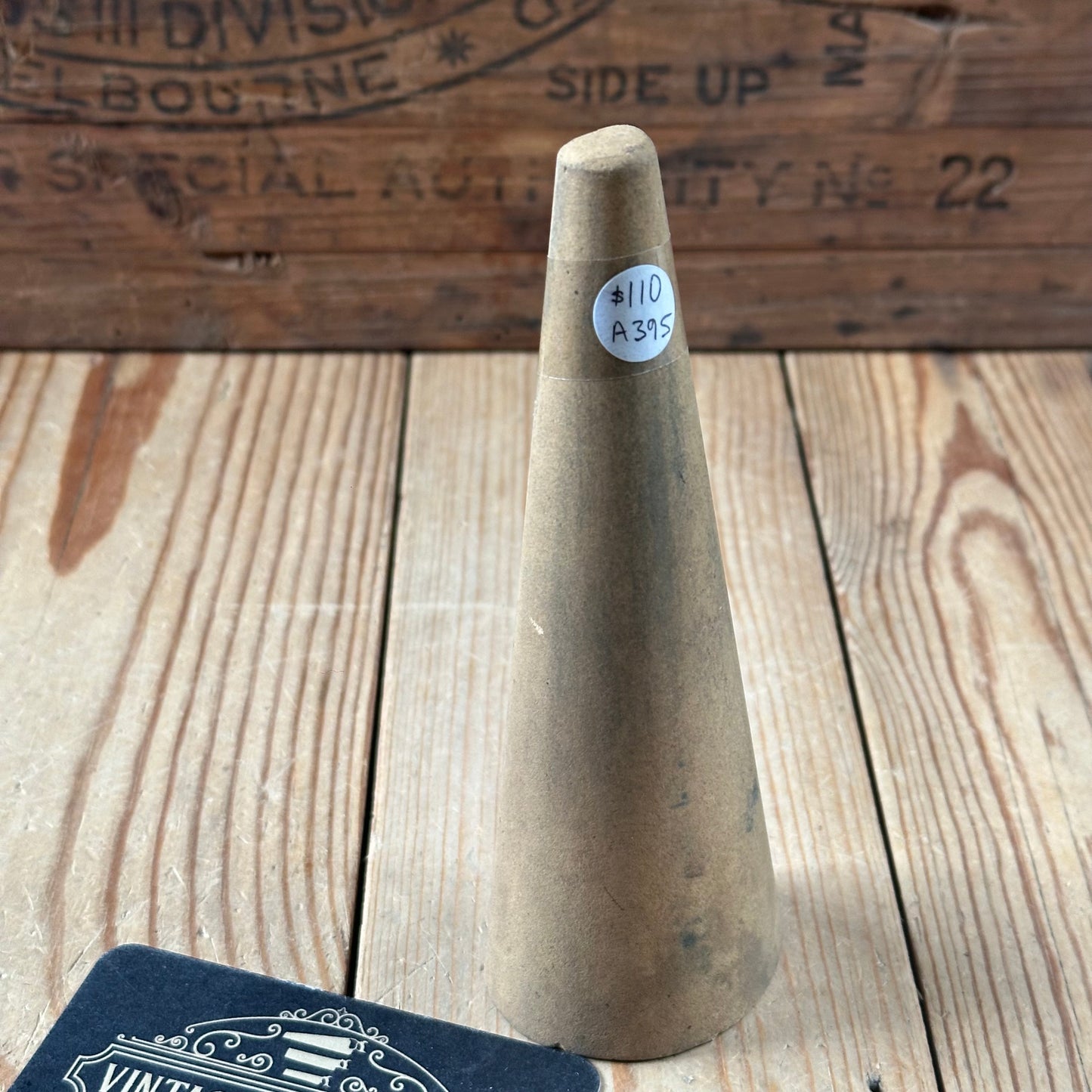A395 Vintage NORTON INDIA SLIP STONE for gouges sharpening oilstone