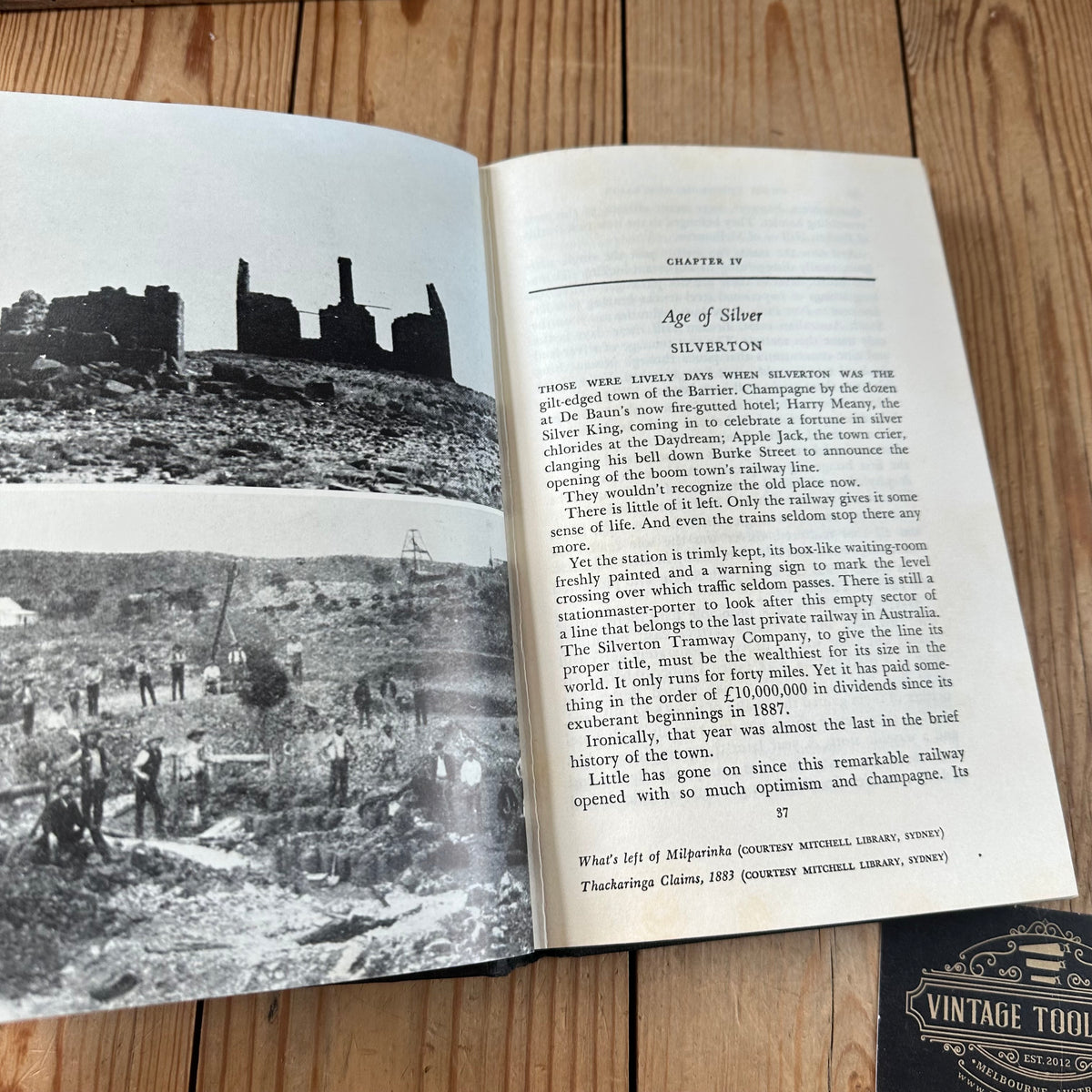BO117 Vintage 1965 BOOK GHOST TOWNS of AUSTRALIA by G.Farwell