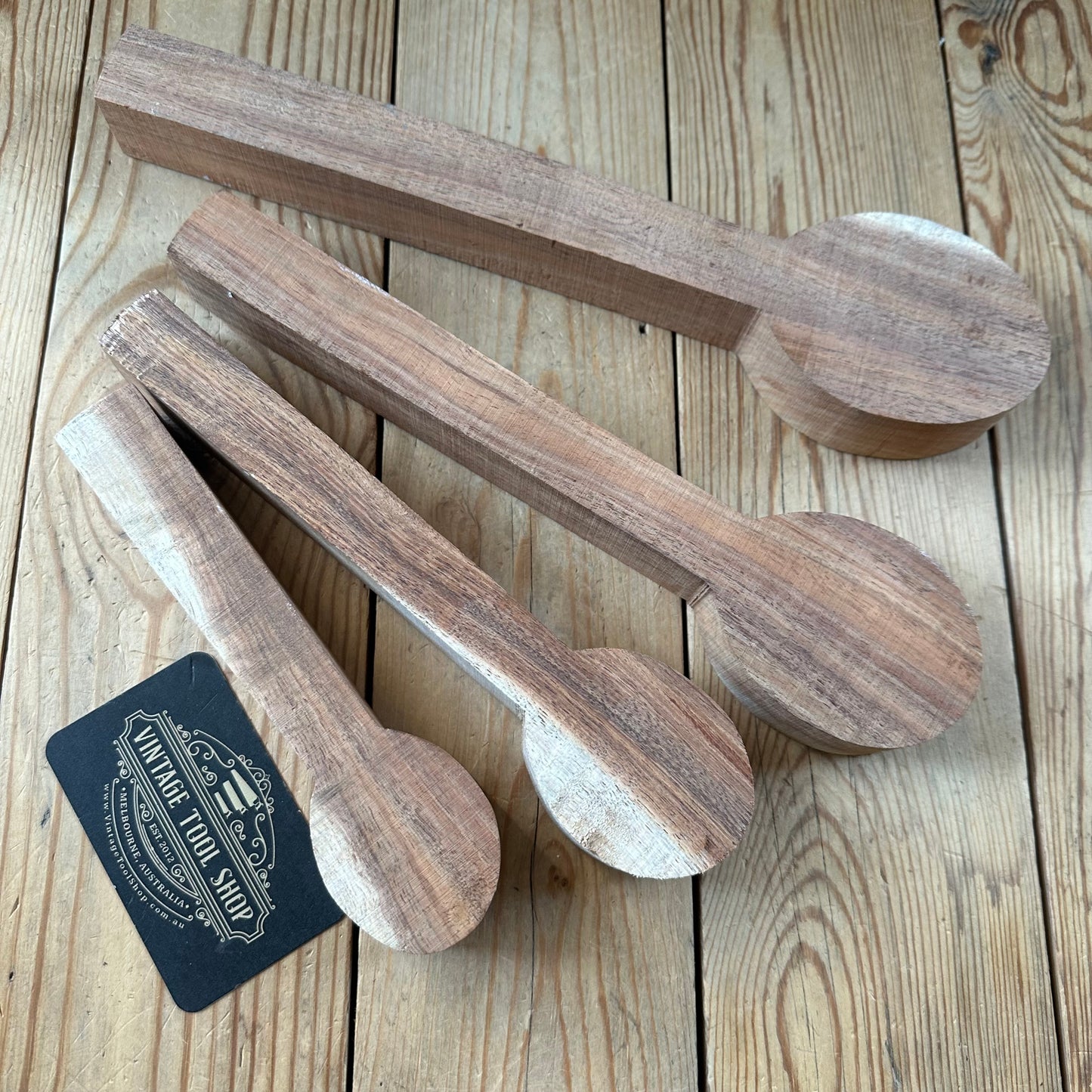 NEW! Challenge! 1x Tasmanian BLACKWOOD whittling SPOON carving BLANK