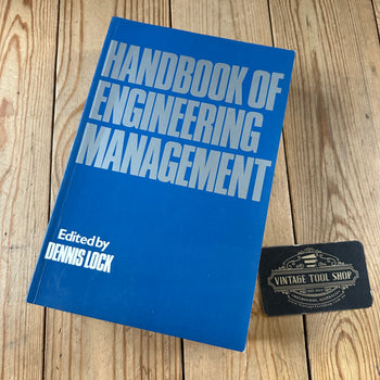 XBN172 Vintage 1992 BOOK Handbook of ENGINEERING MANAGEMENT by D.Lock