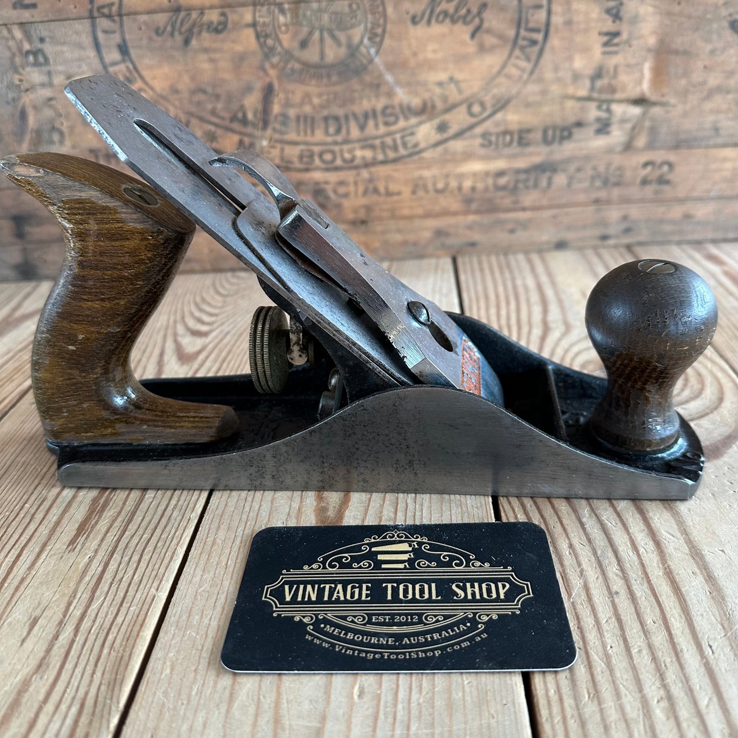 N1651 AUSSIE! Vintage STANLEY Australia No.4 plane