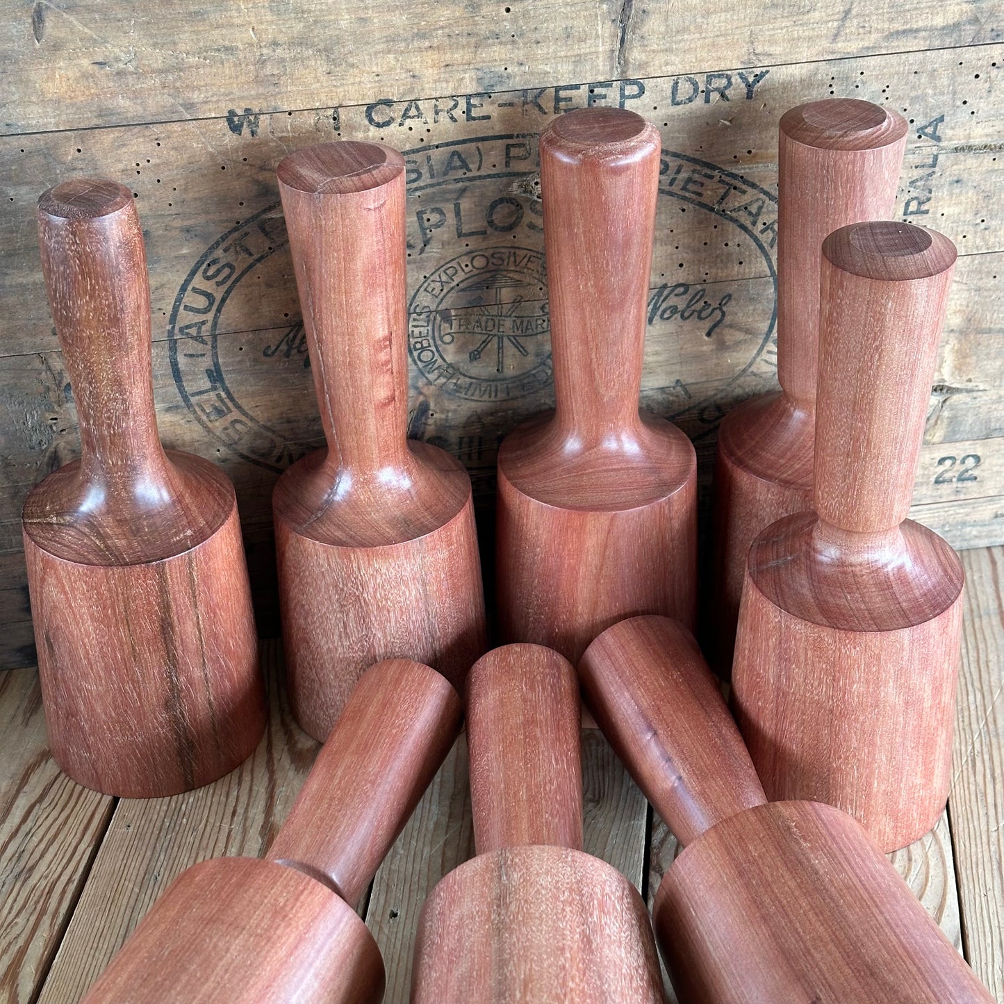 TR184-TR188 NEW! 1x Large QLD Yanderra hardwood carvers MALLET by Tony Ralph