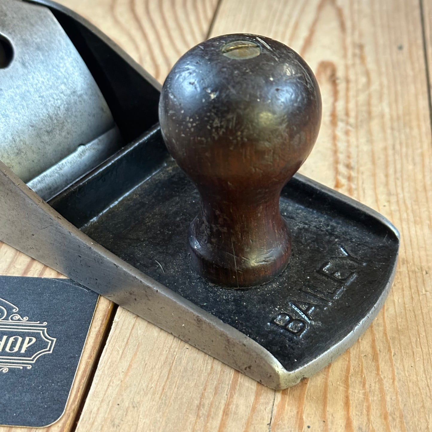 H2489 Vintage STANLEY USA Type 11 No.5 1/2 Corrugated PLANE with Rosewood handles