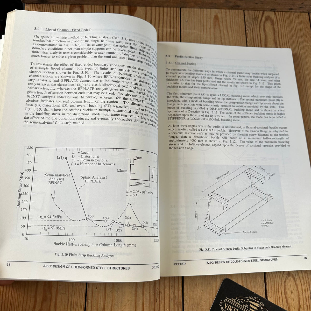 XBN169 Vintage 1994 BOOK Design of COLD-FORMED STEEL STRUCTURES to AS1358 2nd edition by G.J.Hancock