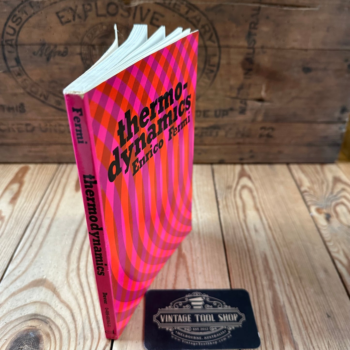 XBN17 Vintage BOOK THERMODYNAMICS by Enrico Fermi