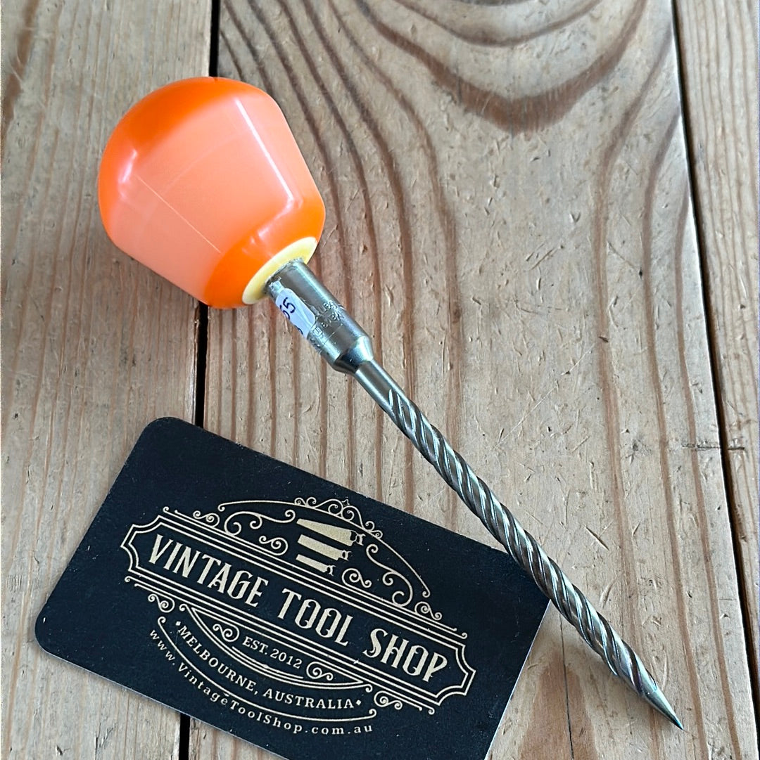 TR128 Repurposed neon Orange “5” POOL BALL awl by Tony Ralph