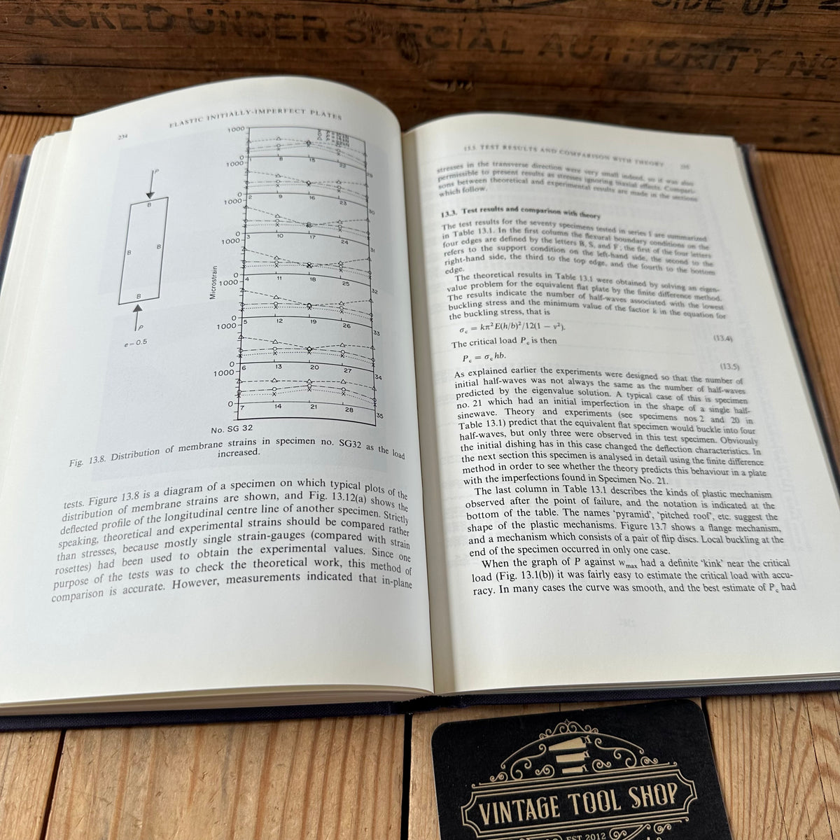 N2027 Vintage 1985 BOOK ASPECTS of the ANALYSIS of PLATE STRUCTURES edited by D.J.Dawe, R.W.Horsington, A.G.Kamtekar & G.H.Little