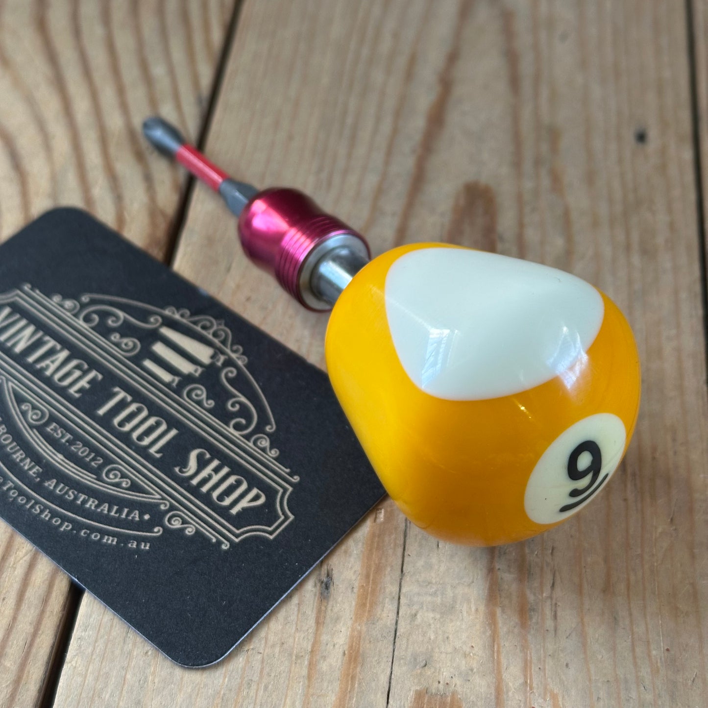 TR NEW! Repurposed POOL BALL HEX TIP DRIVER by Tony Ralph