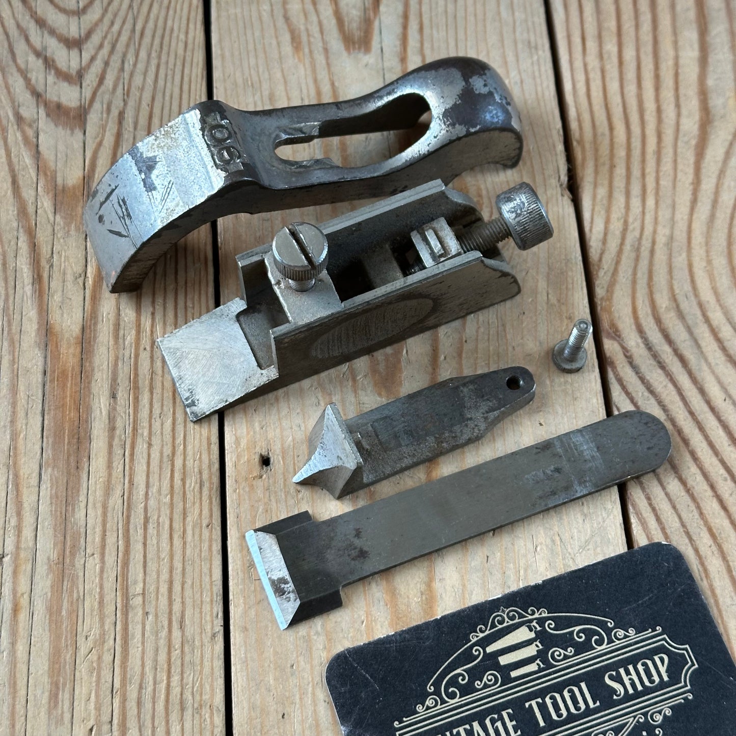 N1711 HANDY! Vintage STANLEY USA USA Sweetheart era No.90 Shoulder Rabbet Rebate PLANE