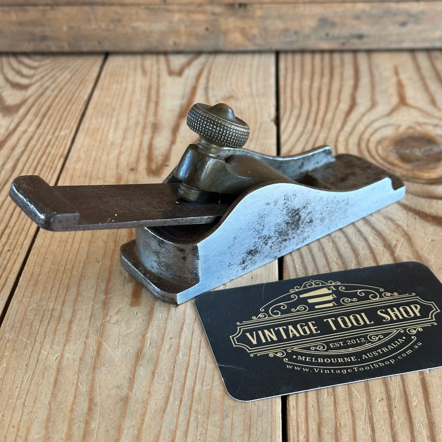 SOLD. H2069 RARE Antique BUCK THUMB PLANE