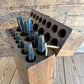 H1745 COOL! Vintage set of 13 SPUR CUTTER AUGER BITS in a fitted wooden BOX